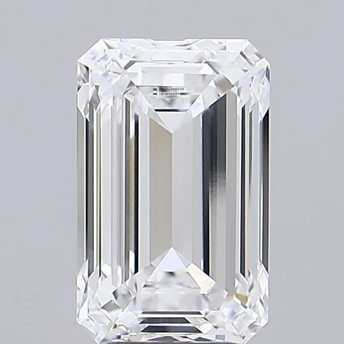 5.53ct Emerald Lab Grown Diamond (Colour D, Clarity VVS2, IGI Certified)
