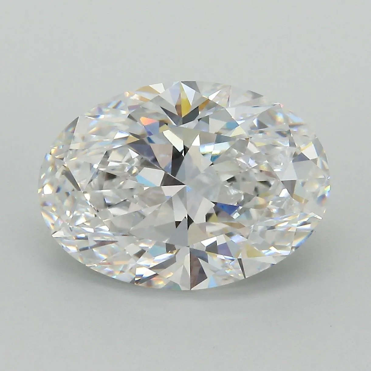 5.70ct Oval Lab Grown Diamond (Colour D, Clarity VVS2, Cut VG, IGI Certified)