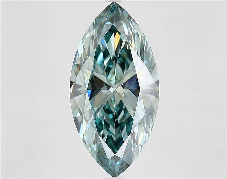 6.01ct Marquise Lab Grown Diamond (Colour Fancy Vivid Green, Clarity VS1, IGI Certified)