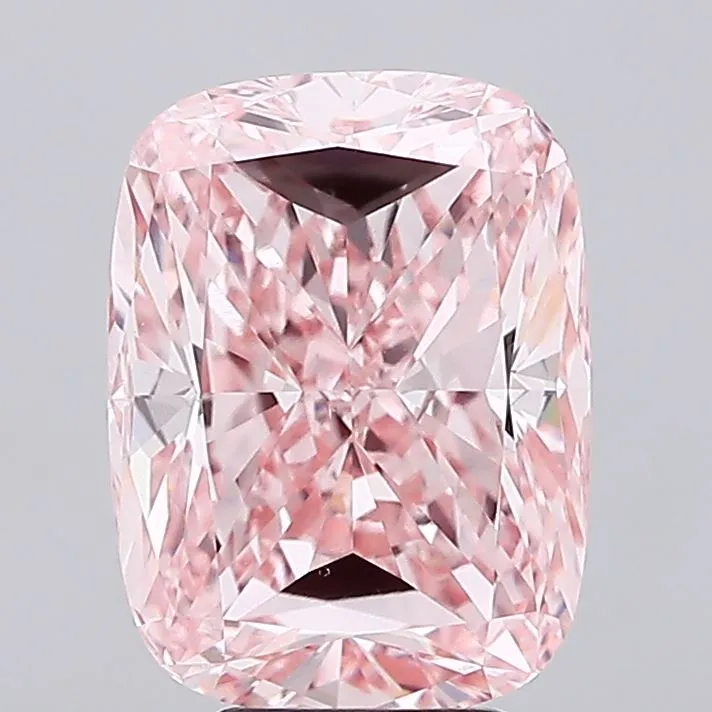 6.08ct Cushion modified Lab Grown Diamond (Colour Fancy Vivid Pink, Clarity VS1, IGI Certified)