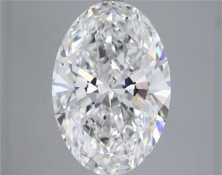 6.41ct Oval Lab Grown Diamond (Colour E, Clarity SI1, IGI Certified)