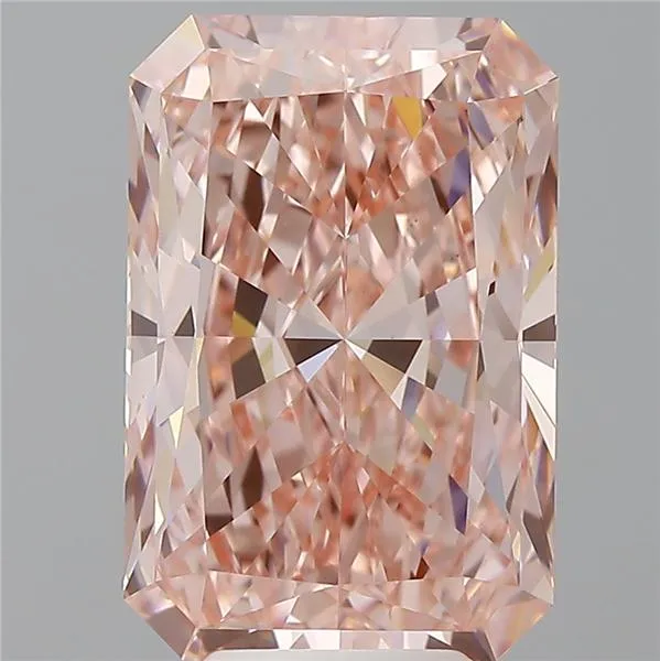 6.64ct Radiant Lab Grown Diamond (Colour Fancy Vivid Pink, Clarity VVS2, IGI Certified)