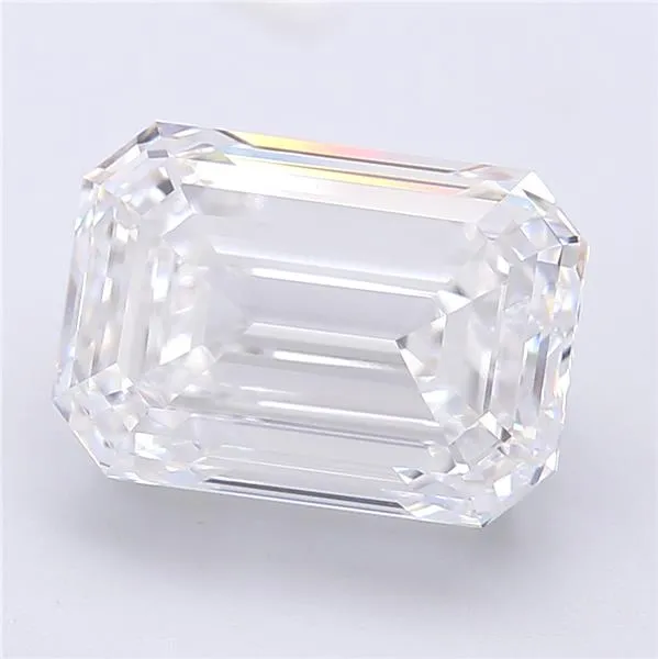 7.01ct Emerald Lab Grown Diamond (Colour D, Clarity VVS2, IGI Certified)