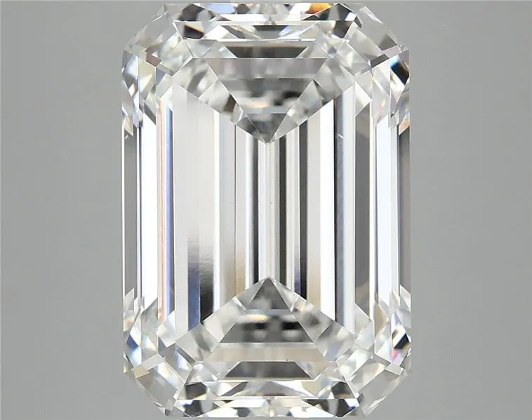 7.04ct Emerald Lab Grown Diamond (Colour F, Clarity VS1, IGI Certified)
