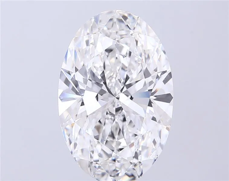 7.08ct Oval Lab Grown Diamond (Colour D, Clarity VVS2, IGI Certified)