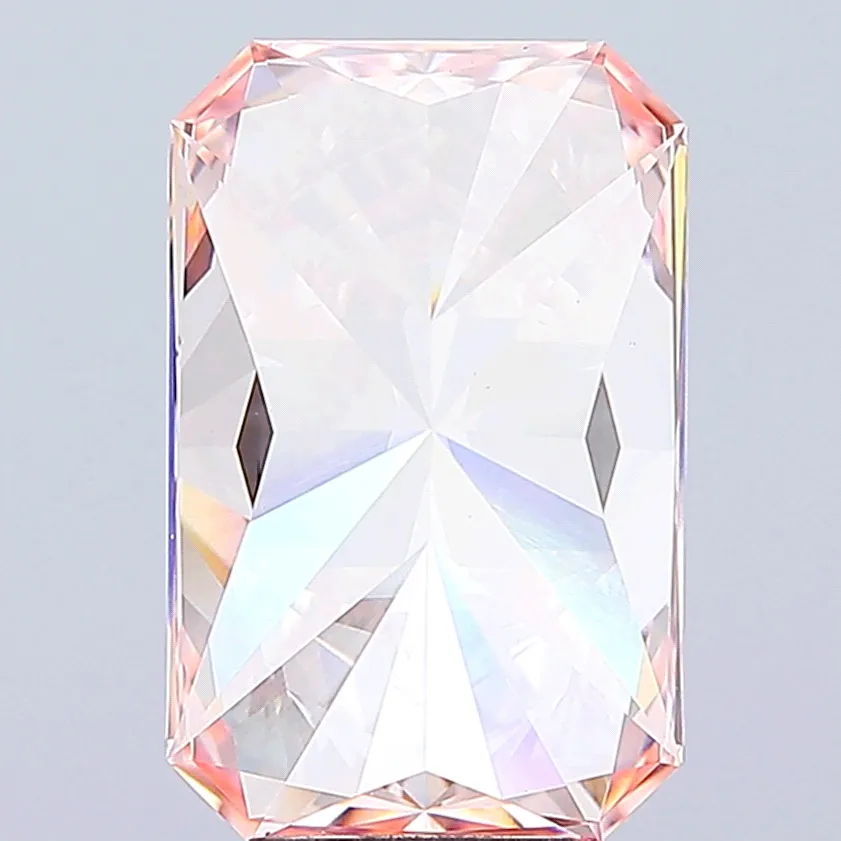 7.09ct Radiant Lab Grown Diamond (Colour Fancy Vivid Pink, Clarity VS1, IGI Certified)