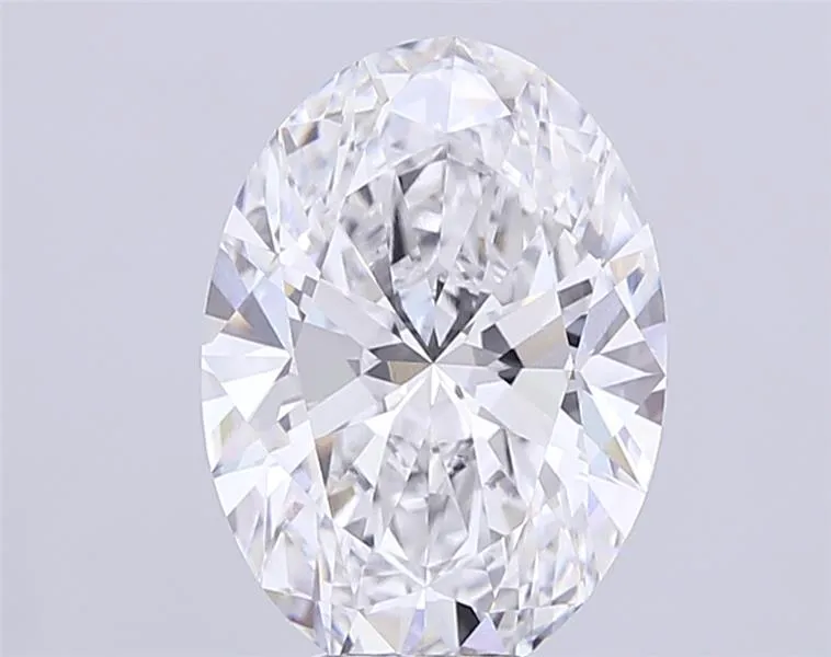 7.24ct Oval Lab Grown Diamond (Colour D, Clarity VVS1, IGI Certified)