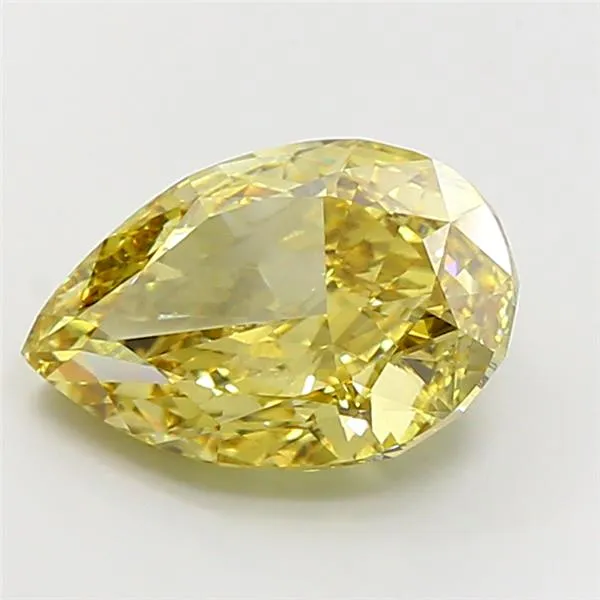 7.54ct Pear Lab Grown Diamond (Colour Fancy Intense Yellow, Clarity VVS2, IGI Certified)