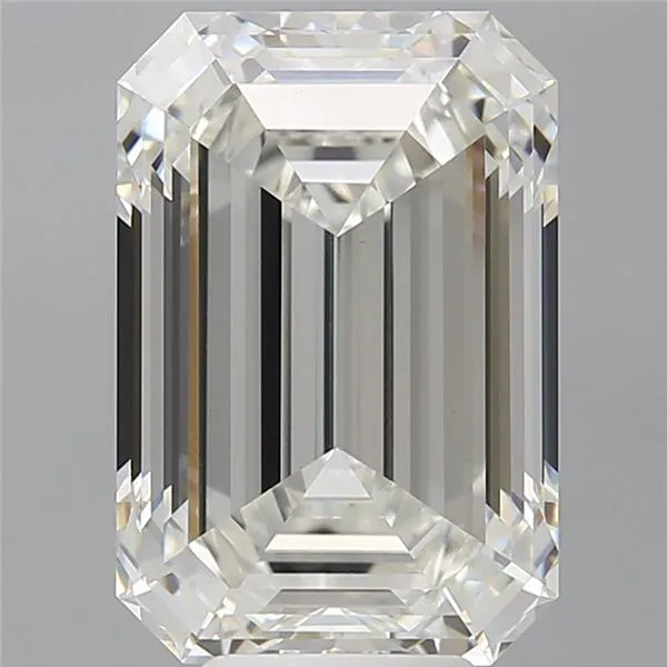 7.58ct Emerald Lab Grown Diamond (Colour G, Clarity VVS2, IGI Certified)