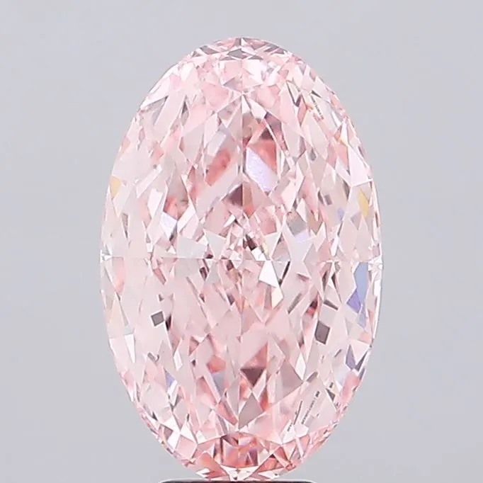 7.73ct Oval Lab Grown Diamond (Colour Fancy Intense Pink, Clarity VS1, IGI Certified)