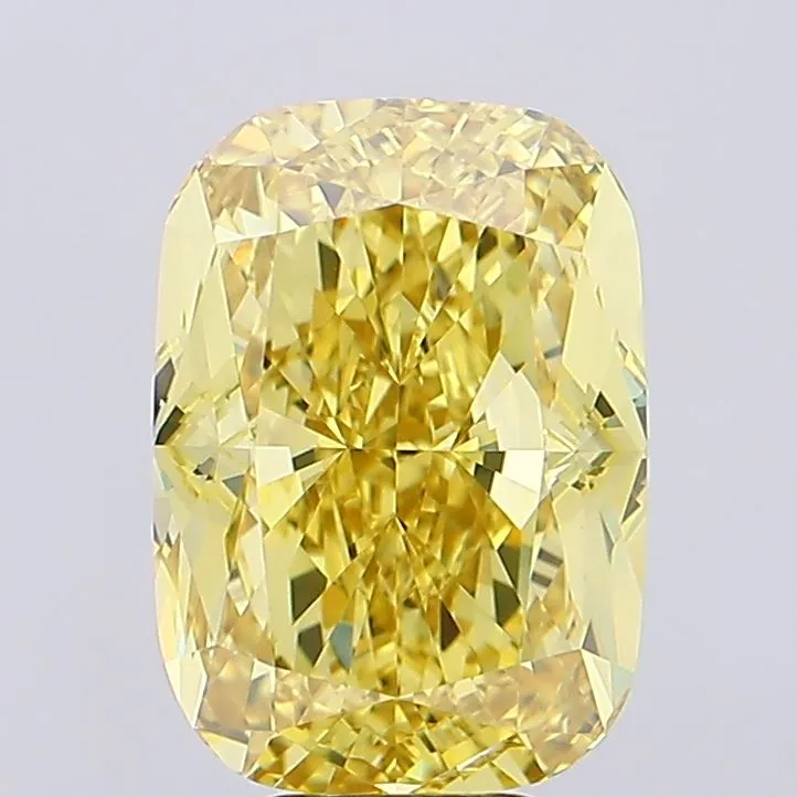 8.02ct Cushion modified Lab Grown Diamond (Colour Fancy Vivid Yellow, Clarity VVS2, IGI Certified)