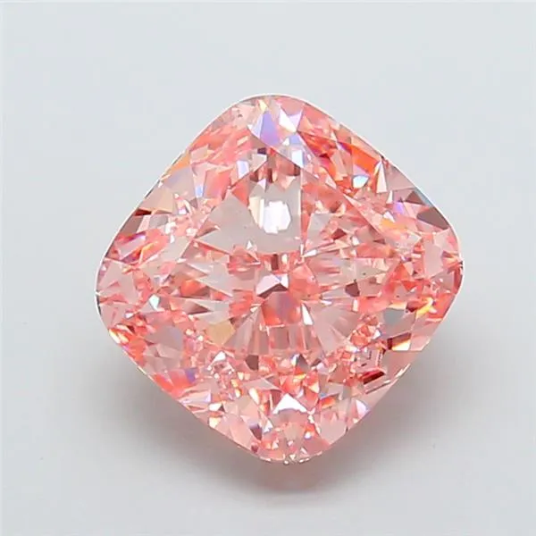 8.03ct Cushion modified Lab Grown Diamond (Colour Fancy Vivid Pink, Clarity VS2, IGI Certified)