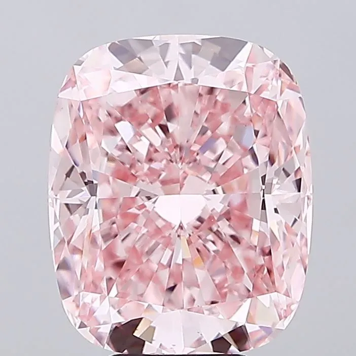 8.05ct Cushion modified Lab Grown Diamond (Colour Fancy Vivid Pink, Clarity VS1, IGI Certified)