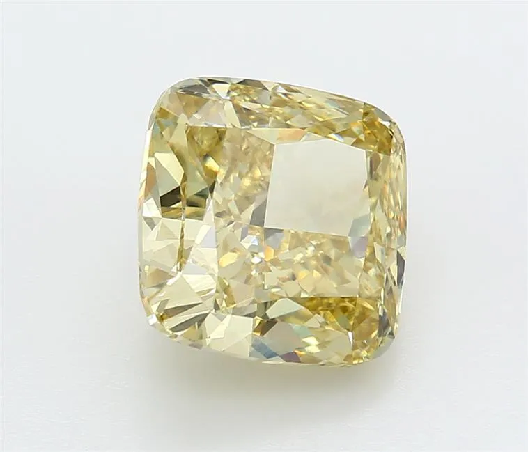8.08ct Cushion modified Lab Grown Diamond (Colour Fancy Intense Yellow, Clarity VVS2, IGI Certified)