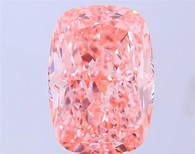 9.10ct Cushion modified Lab Grown Diamond (Colour Fancy Vivid Pink, Clarity VVS2, IGI Certified)