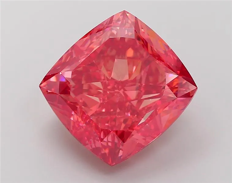 9.96ct Cushion modified Lab Grown Diamond (Colour Fancy Vivid Pink, Clarity VS1, IGI Certified)
