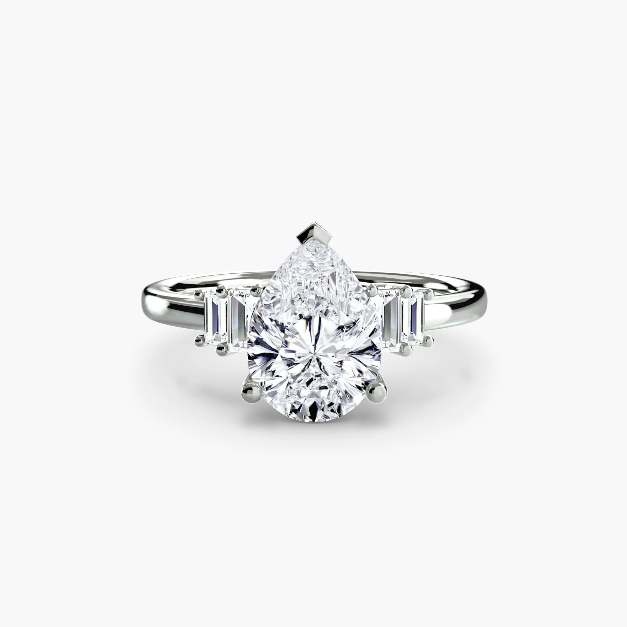 Baguette Accent Solitaire - Image 36