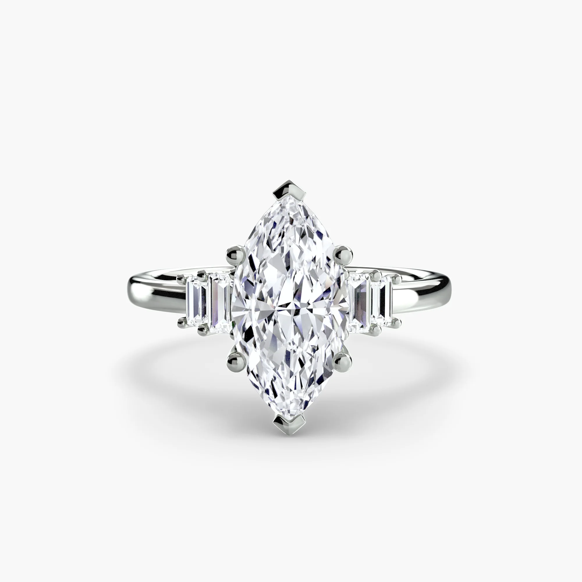 Baguette Accent Solitaire - Image 41