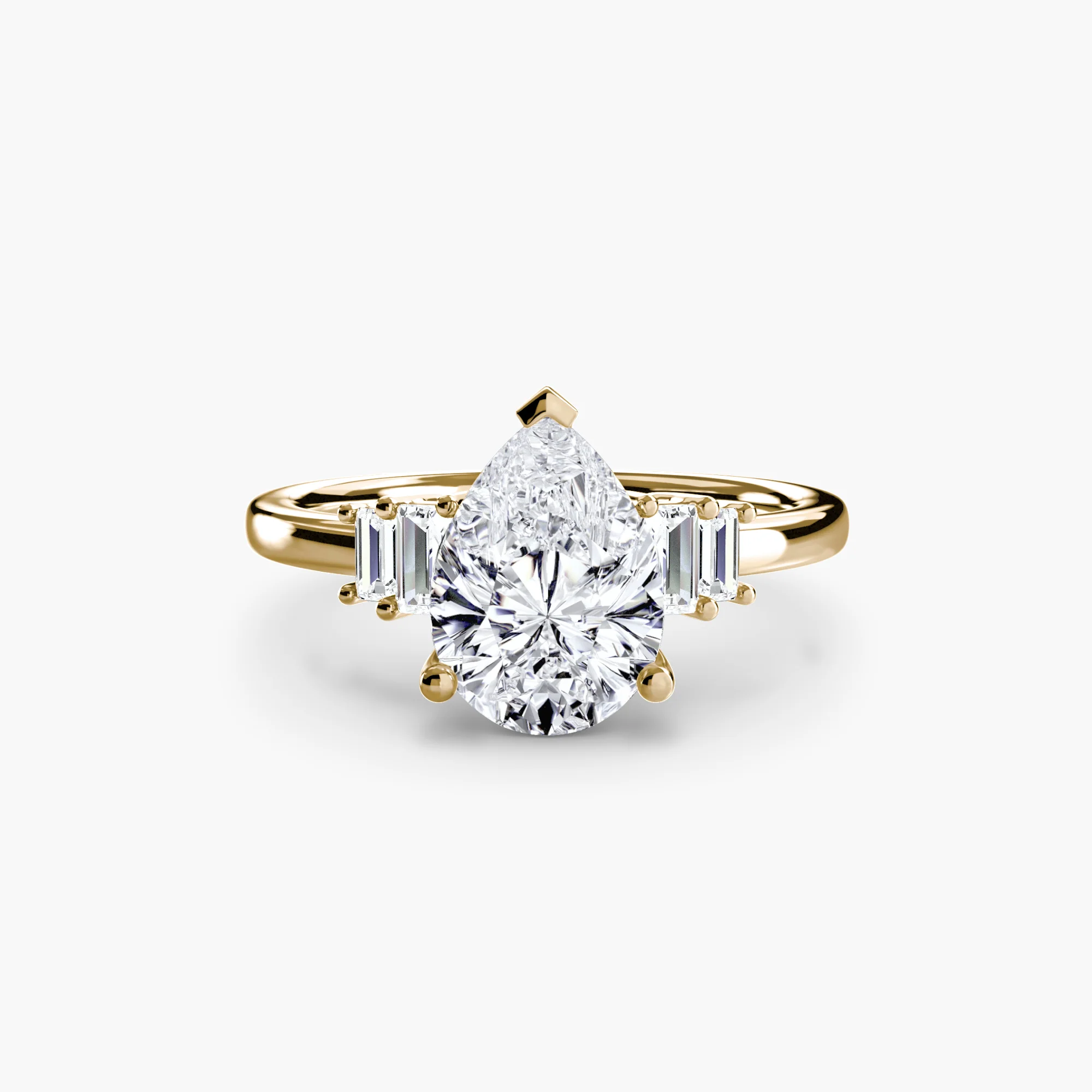 Baguette Accent Solitaire - Image 46