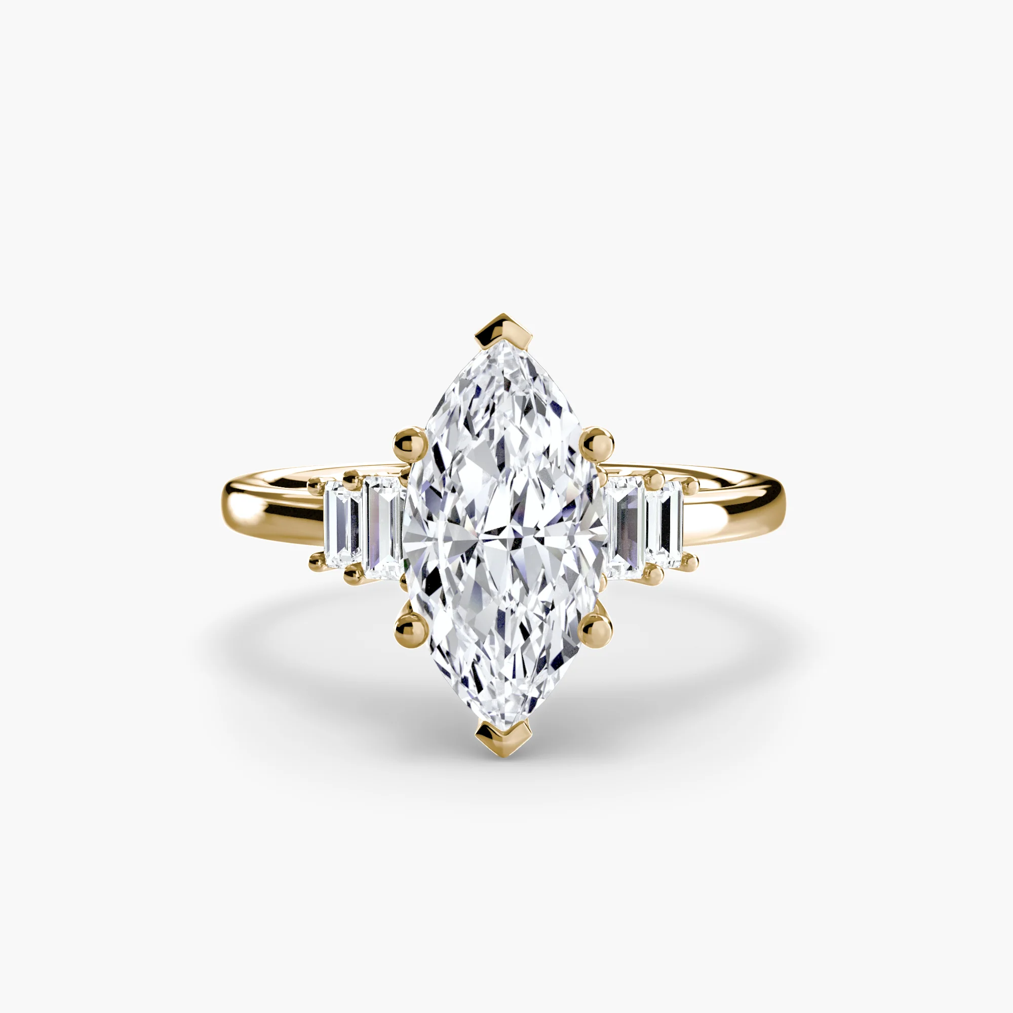 Baguette Accent Solitaire - Image 51