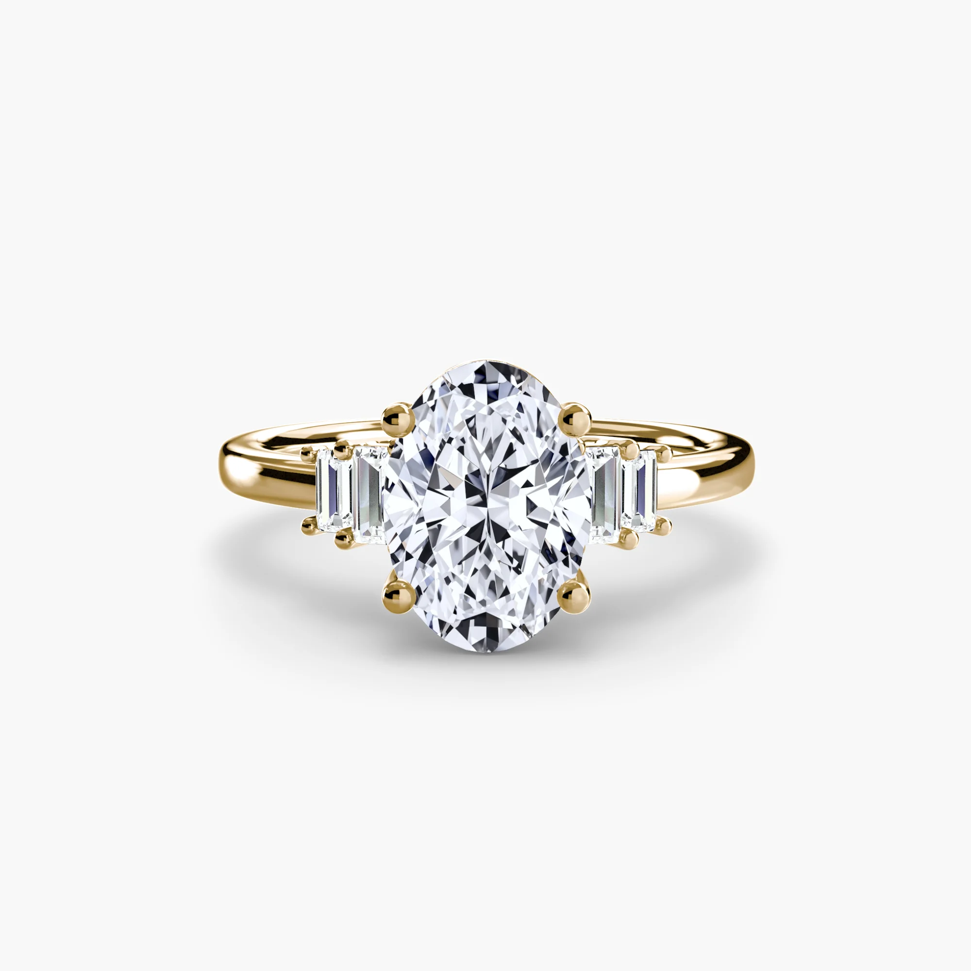 Baguette Accent Solitaire - Image 75