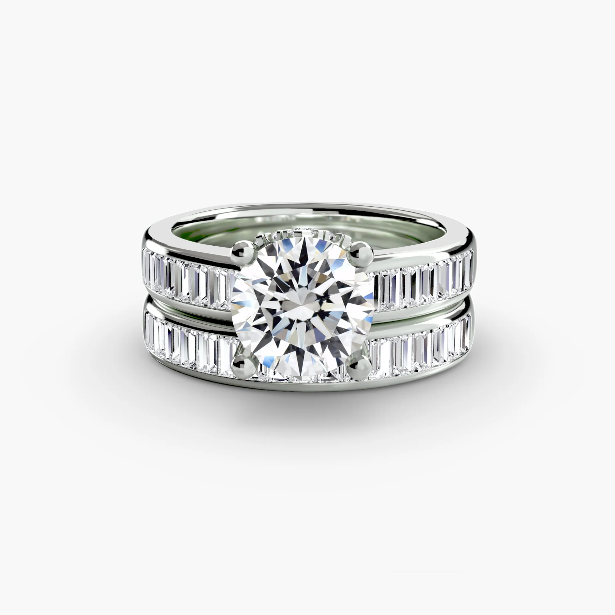 Baguette Channel Solitaire - Image 5