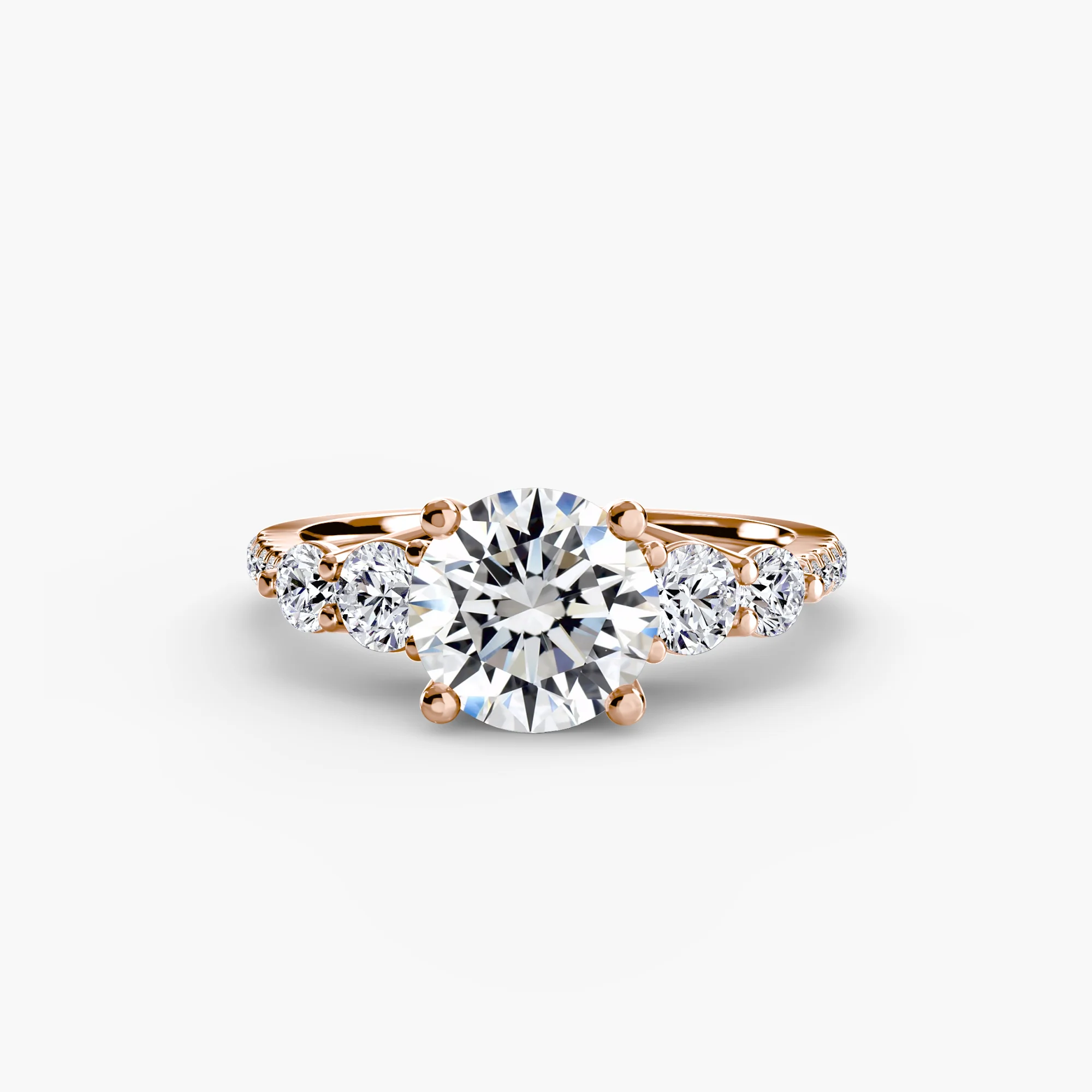 Five Stone Ring with Pavé Band - Image 82