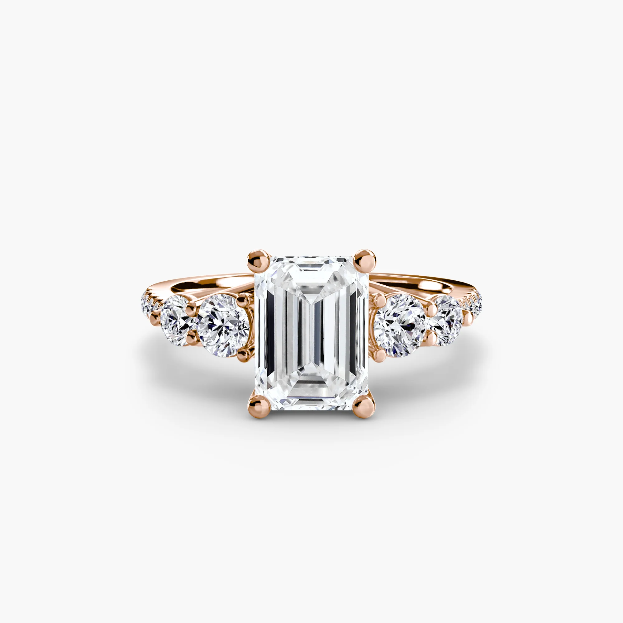 Five Stone Ring with Pavé Band - Image 87