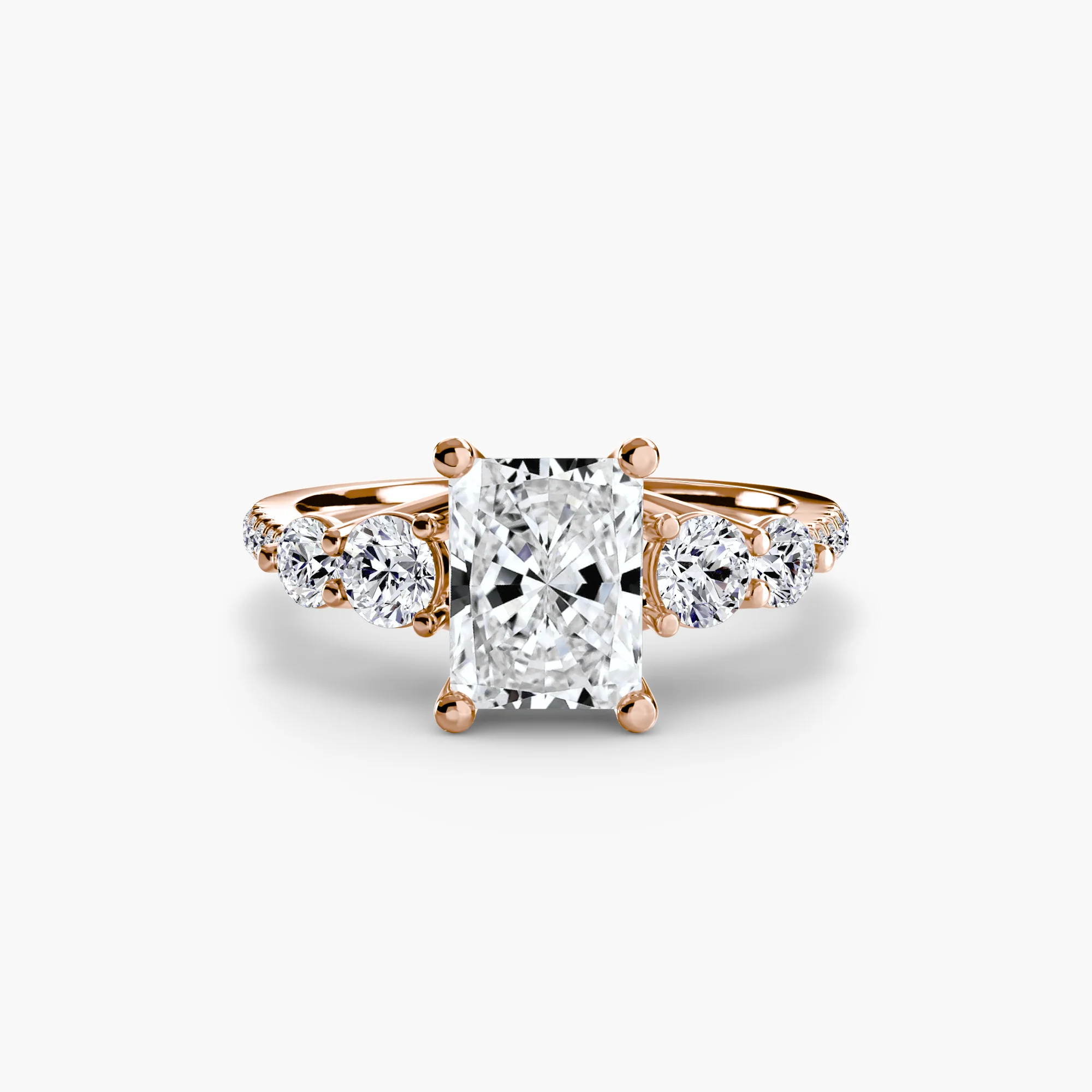Five Stone Ring with Pavé Band - Image 89