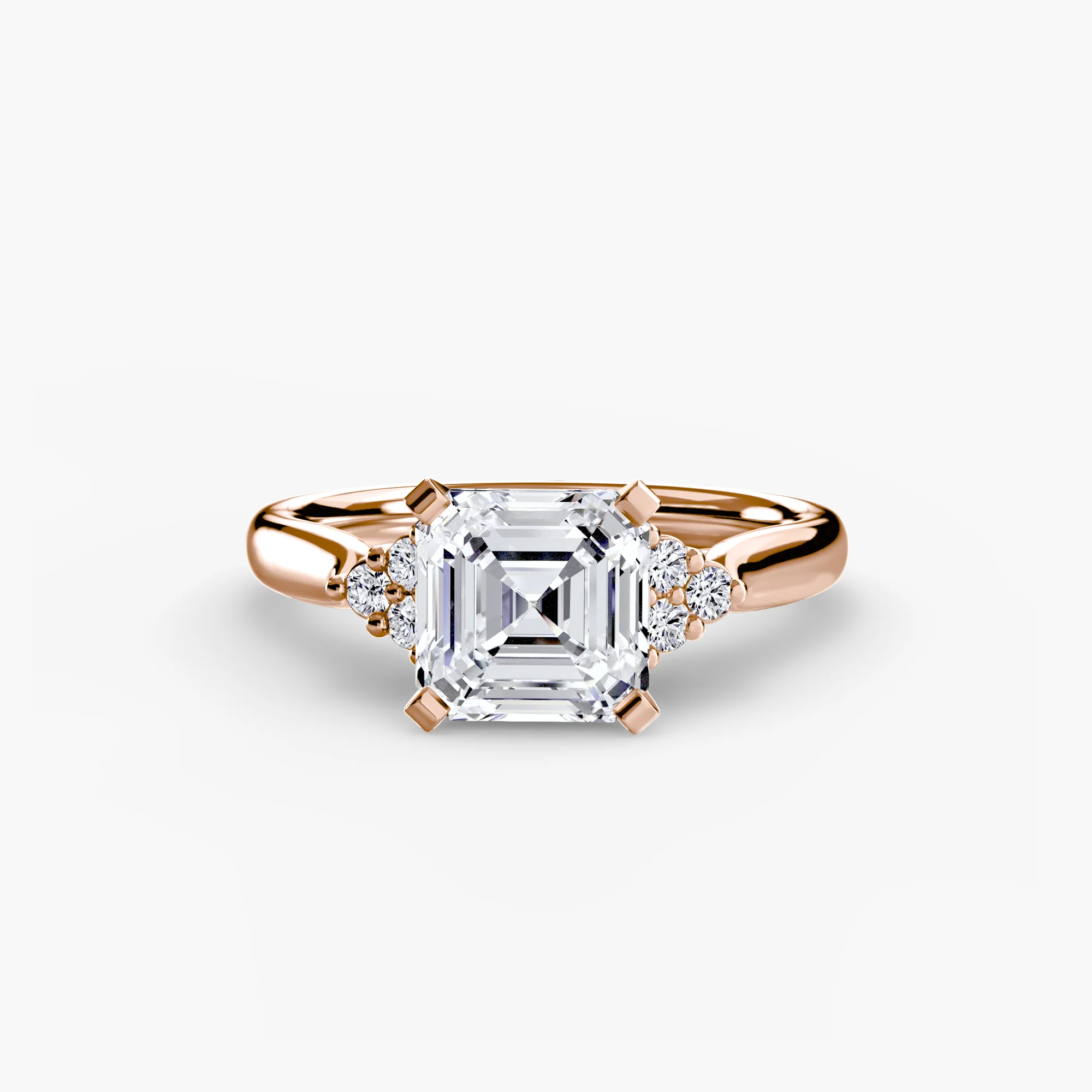 Solitaire with Cluster Shoulders 2 - Image 30