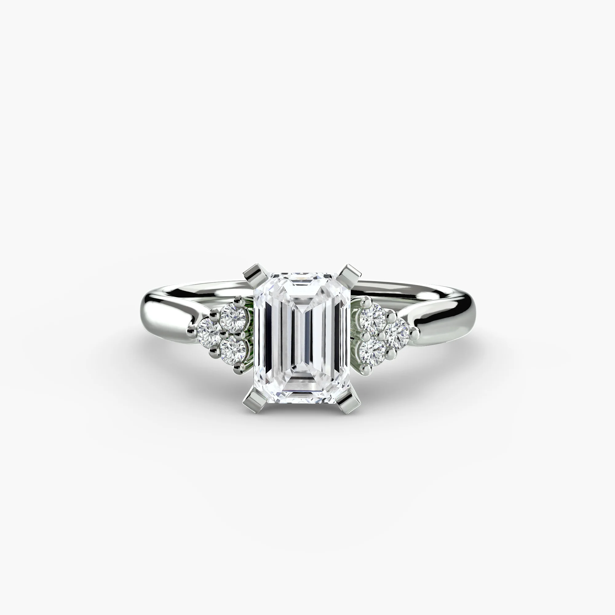 Solitaire with Cluster Shoulders 2 - Image 37