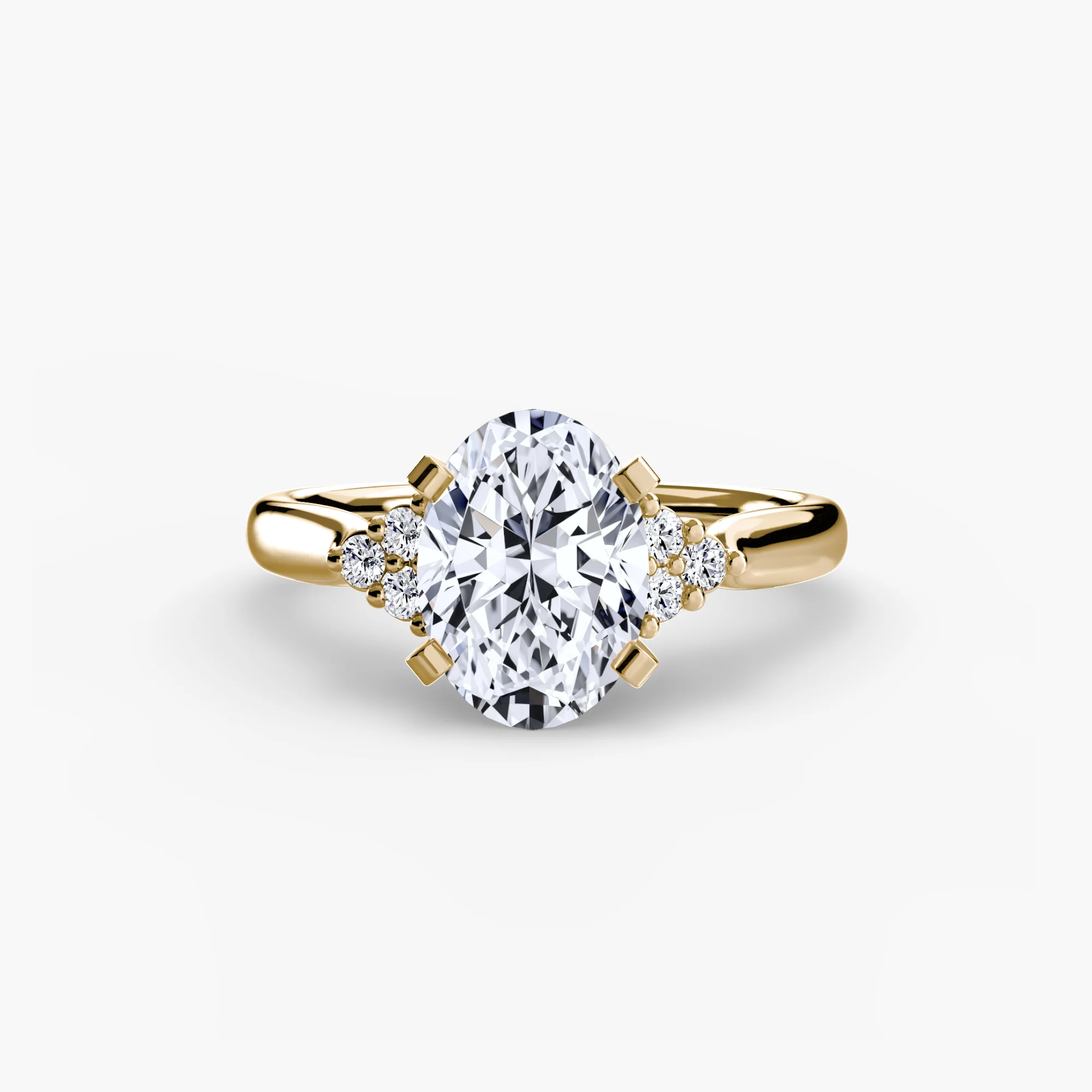 Solitaire with Cluster Shoulders 2 - Image 45