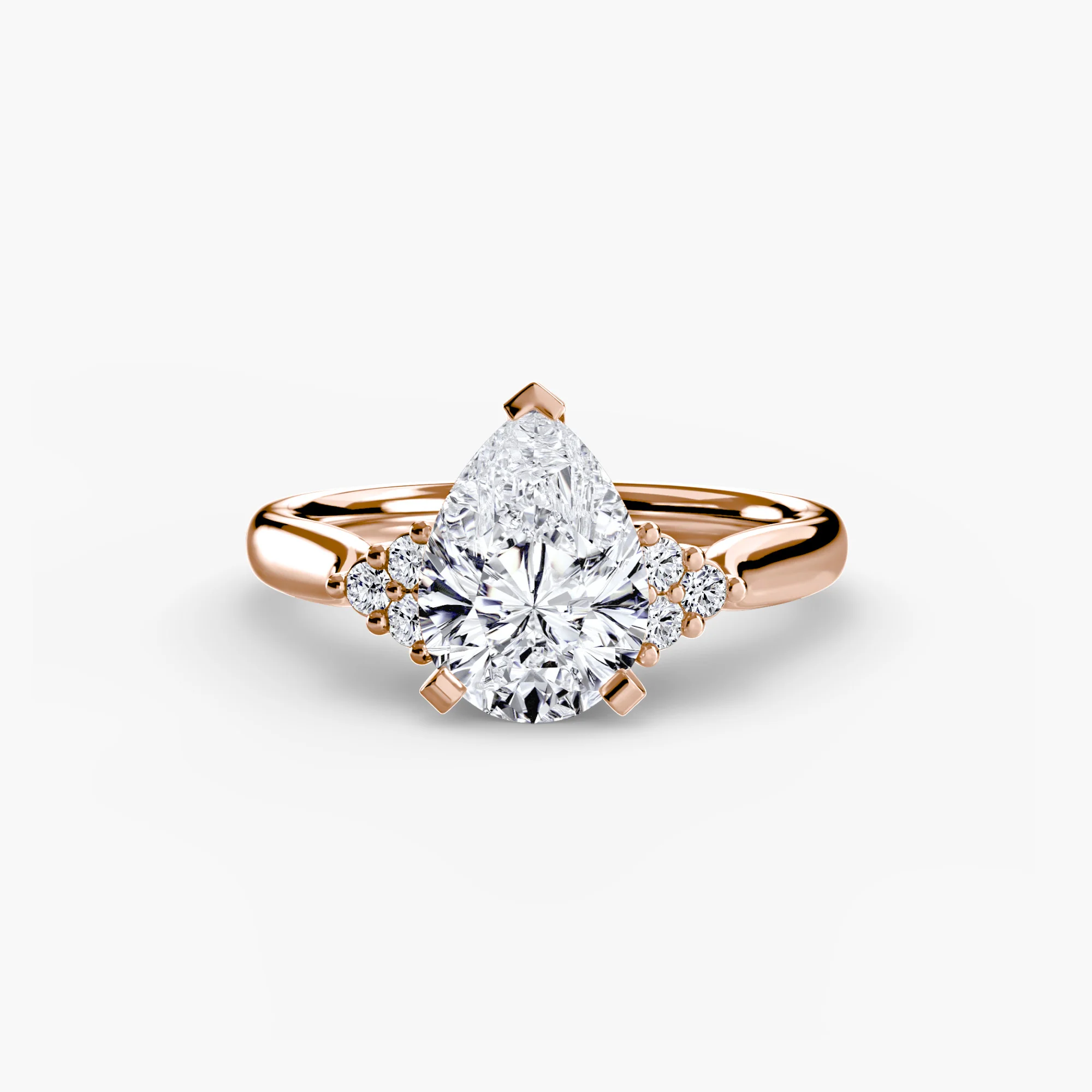 Solitaire with Cluster Shoulders 2 - Image 56