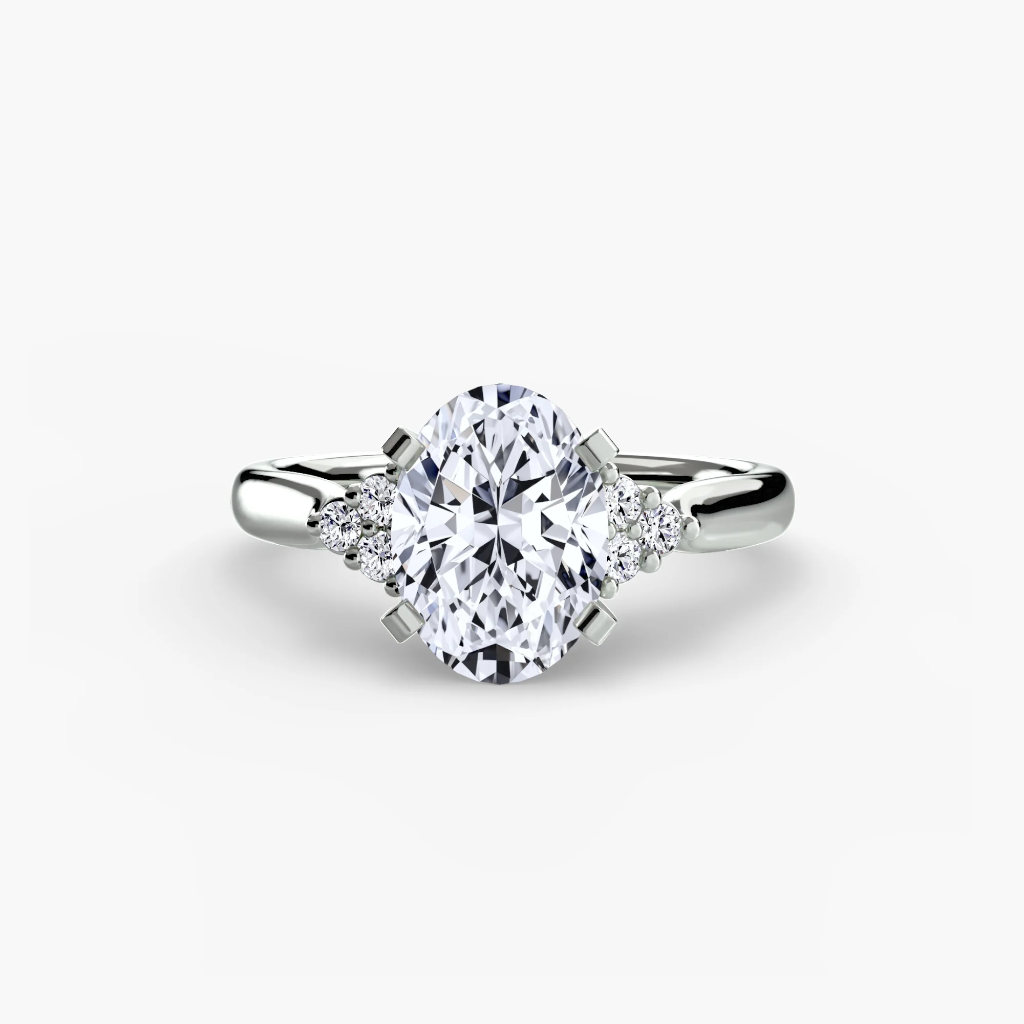 Solitaire with Cluster Shoulders 2 - Image 65