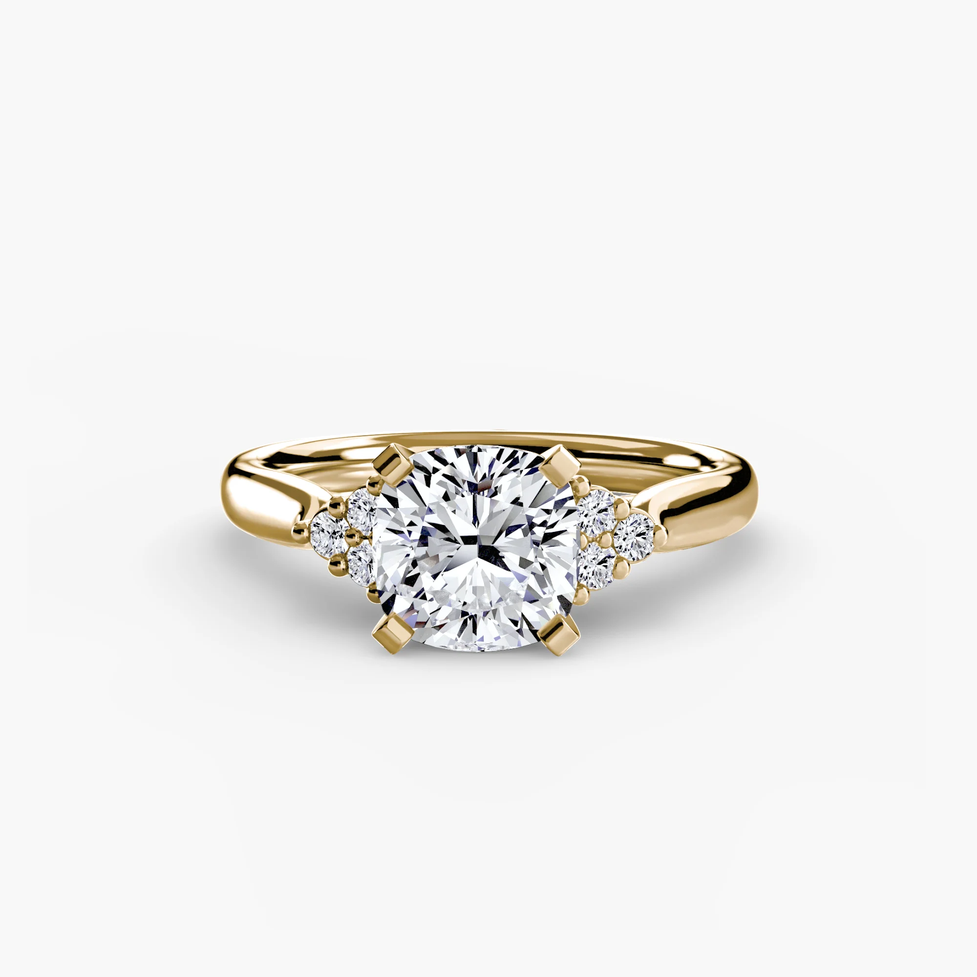 Solitaire with Cluster Shoulders 2 - Image 74