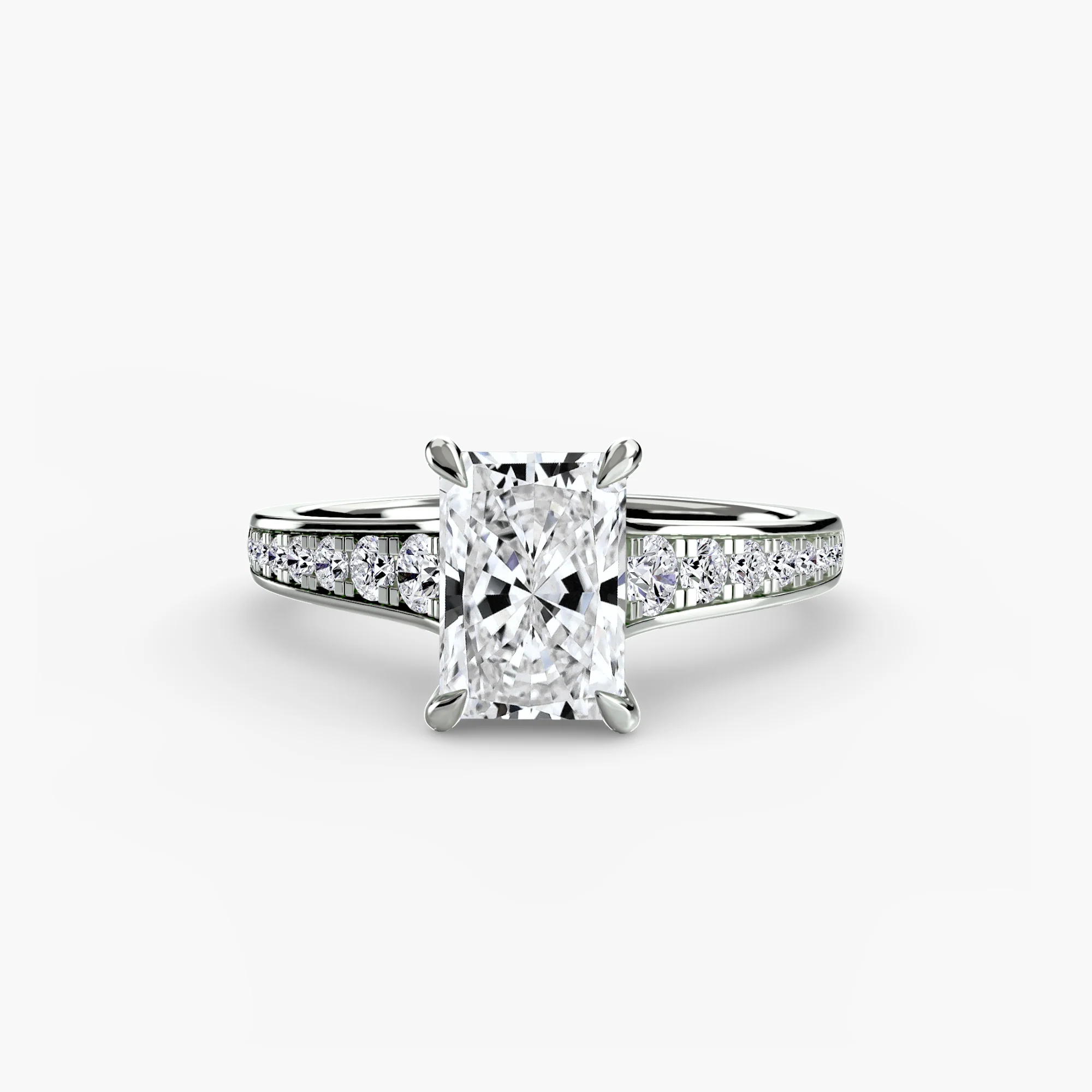 Solitaire with Pavé 7 - Image 9