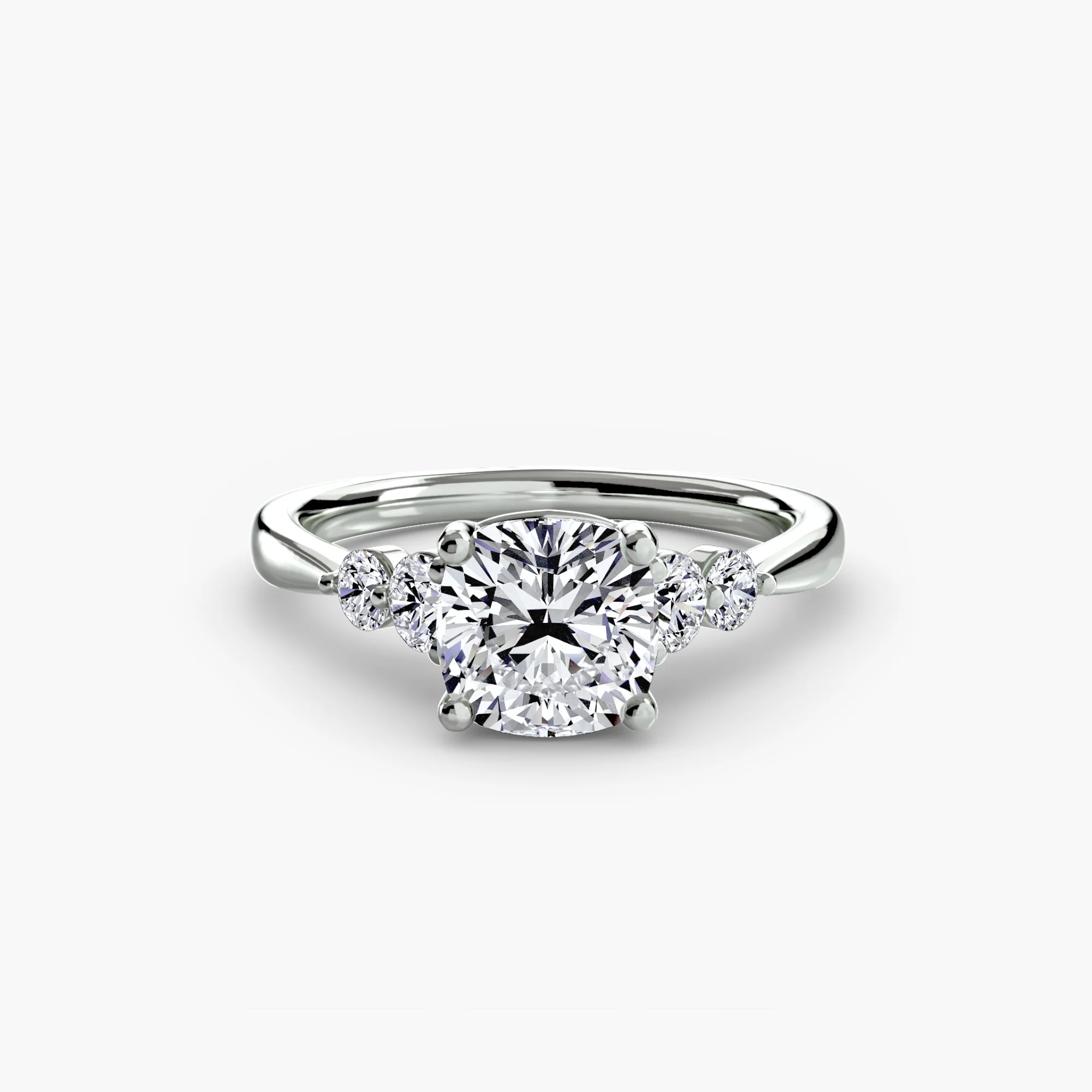 Solitaire with Shoulder Accents 2 - Image 91