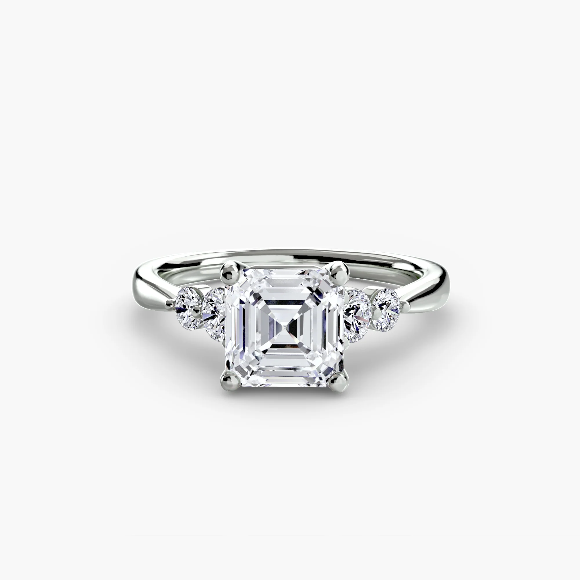 Solitaire with Shoulder Accents 2 - Image 97