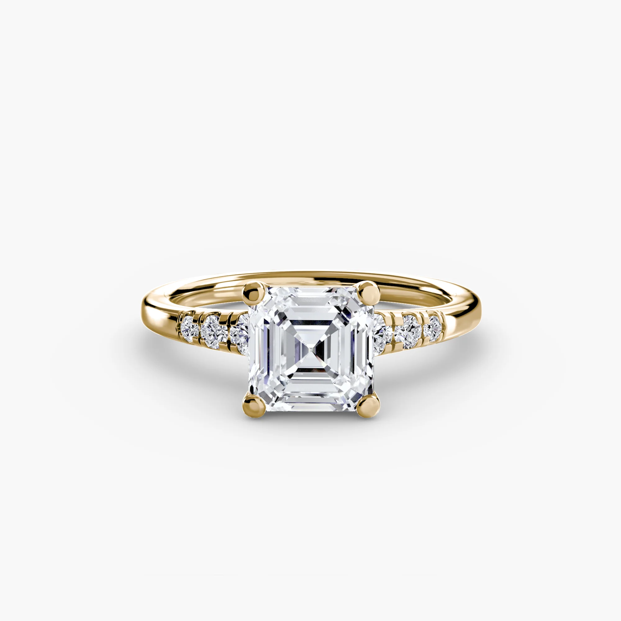 Solitaire with Shoulder Accents - Image 50