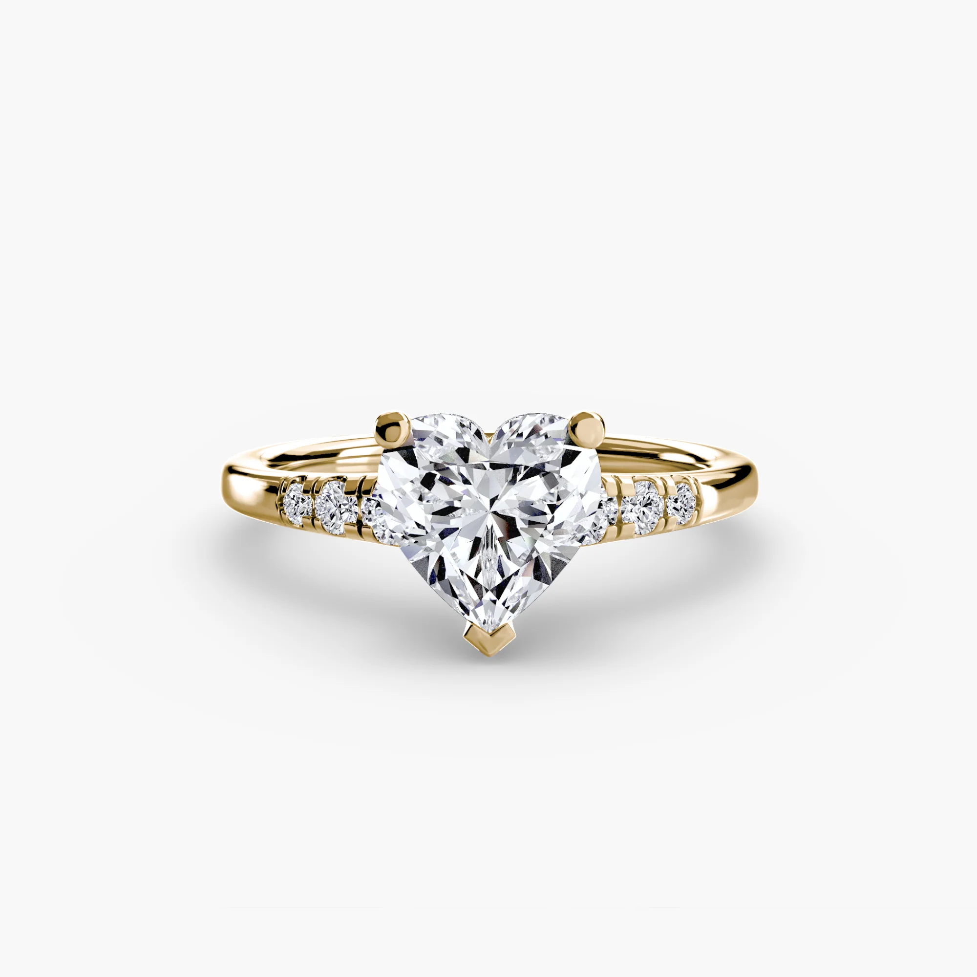 Solitaire with Shoulder Accents - Image 78
