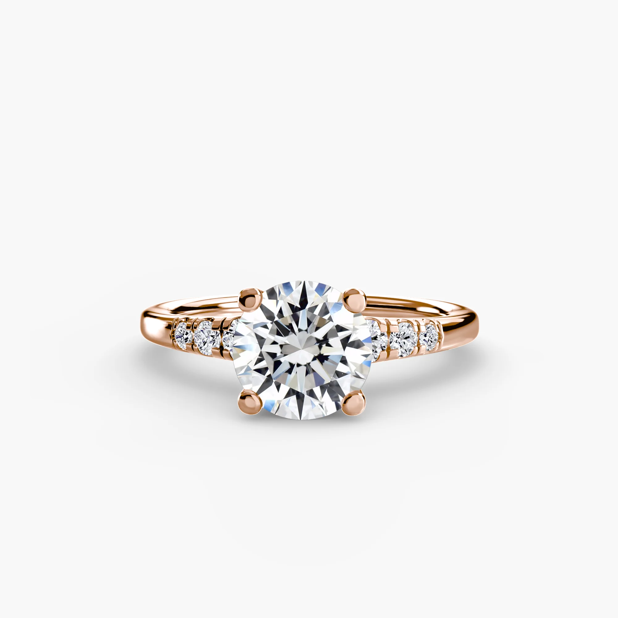 Solitaire with Shoulder Accents - Image 82