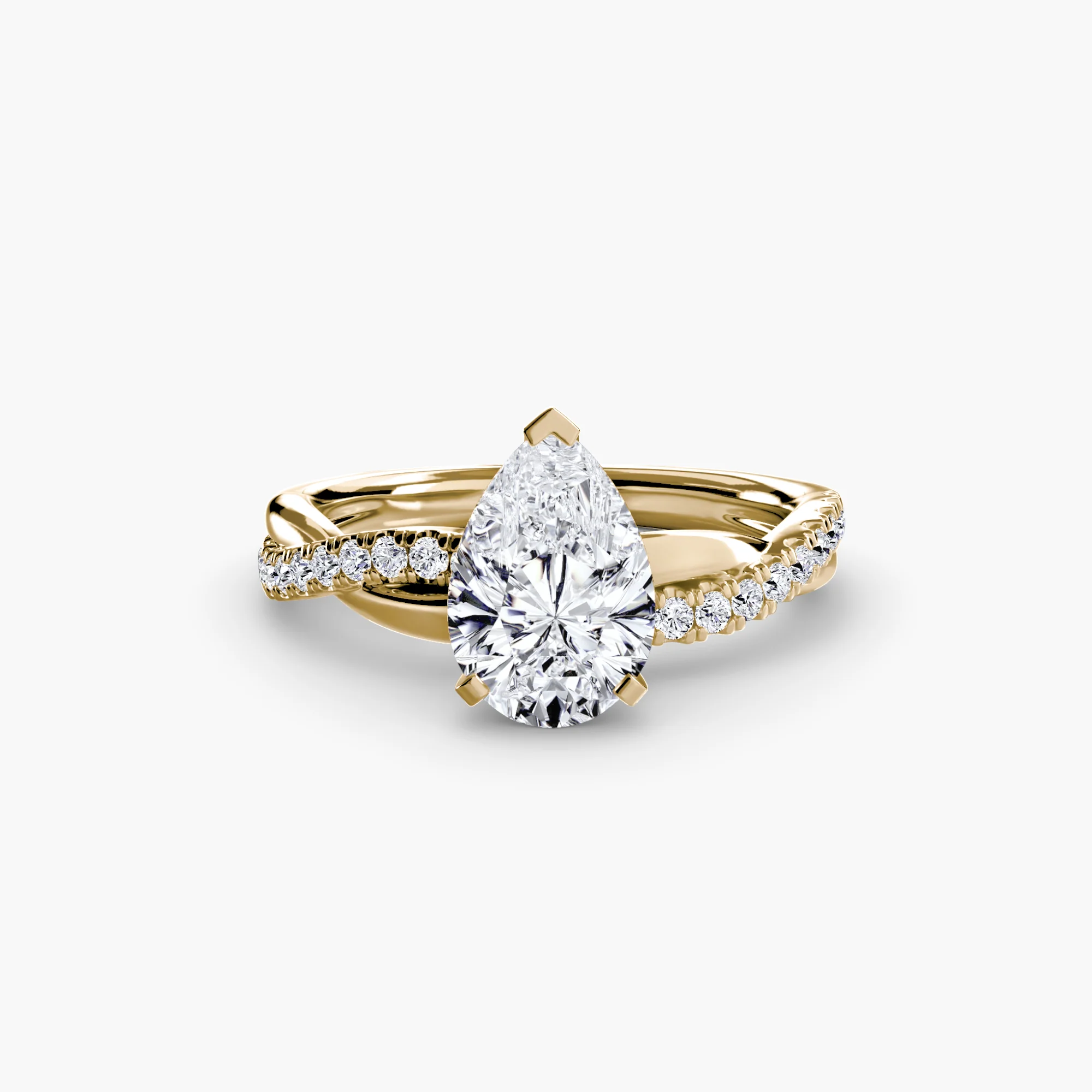 The Emerald Twist Pavé Ring - Image 68