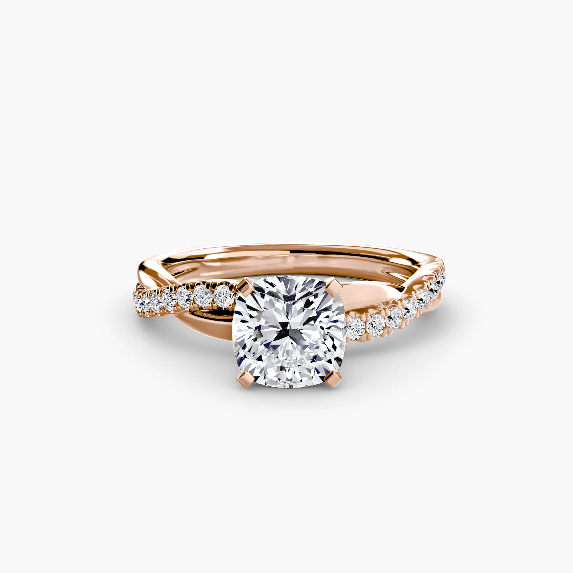 The Emerald Twist Pavé Ring - Image 75