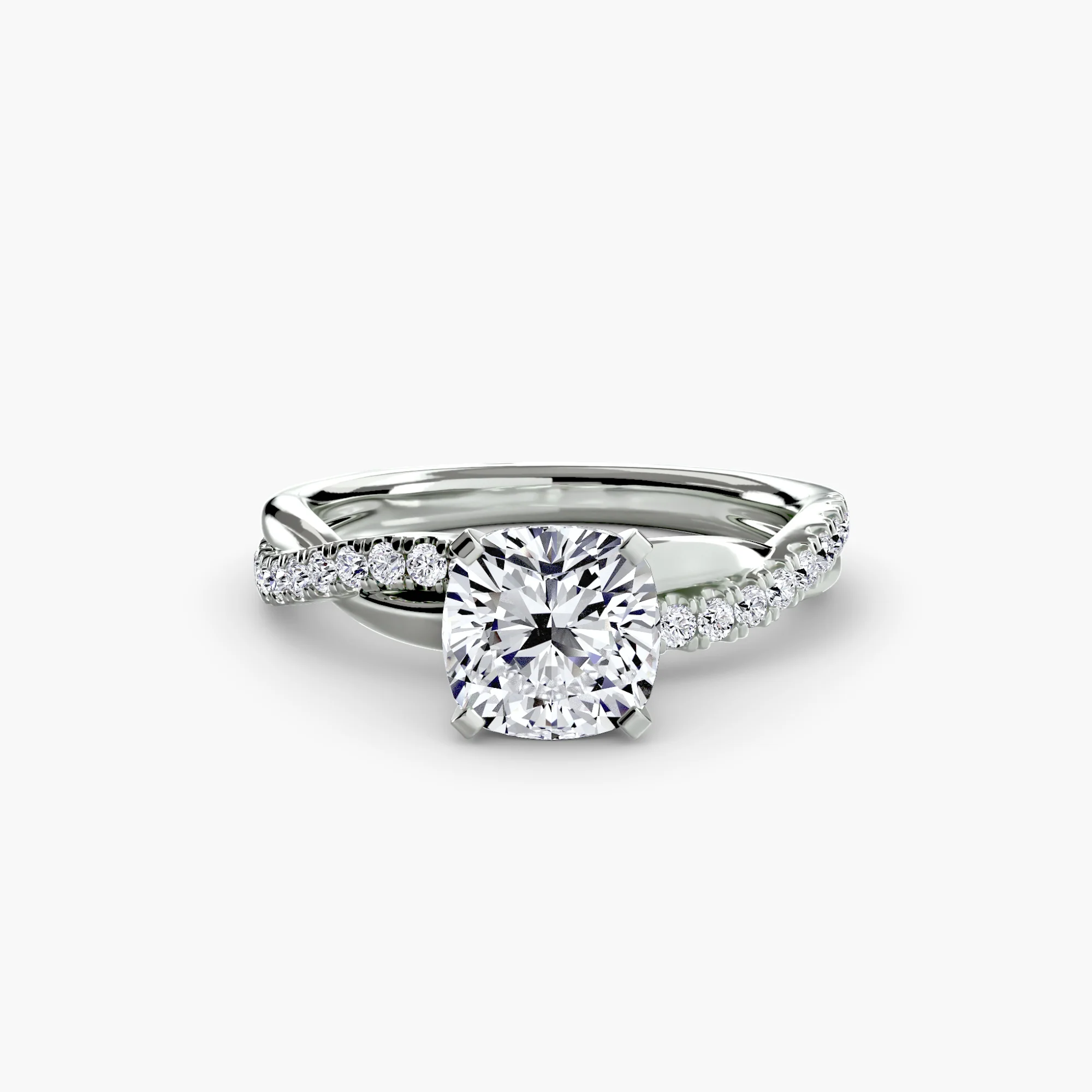 The Emerald Twist Pavé Ring - Image 84