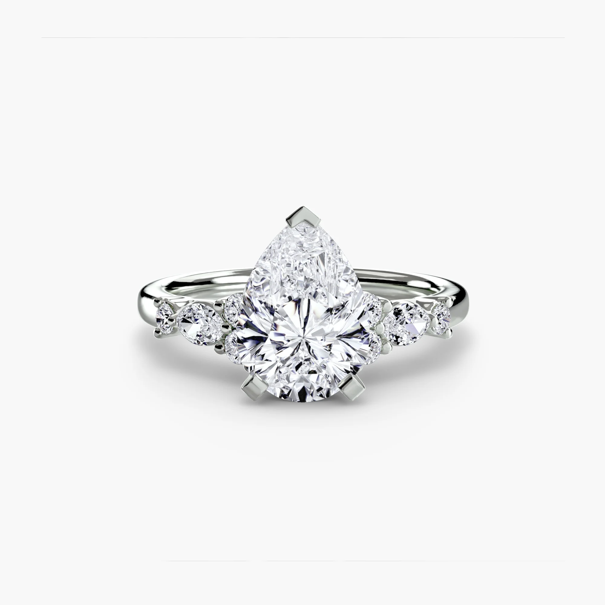 The Floral Accent Solitaire - Image 36