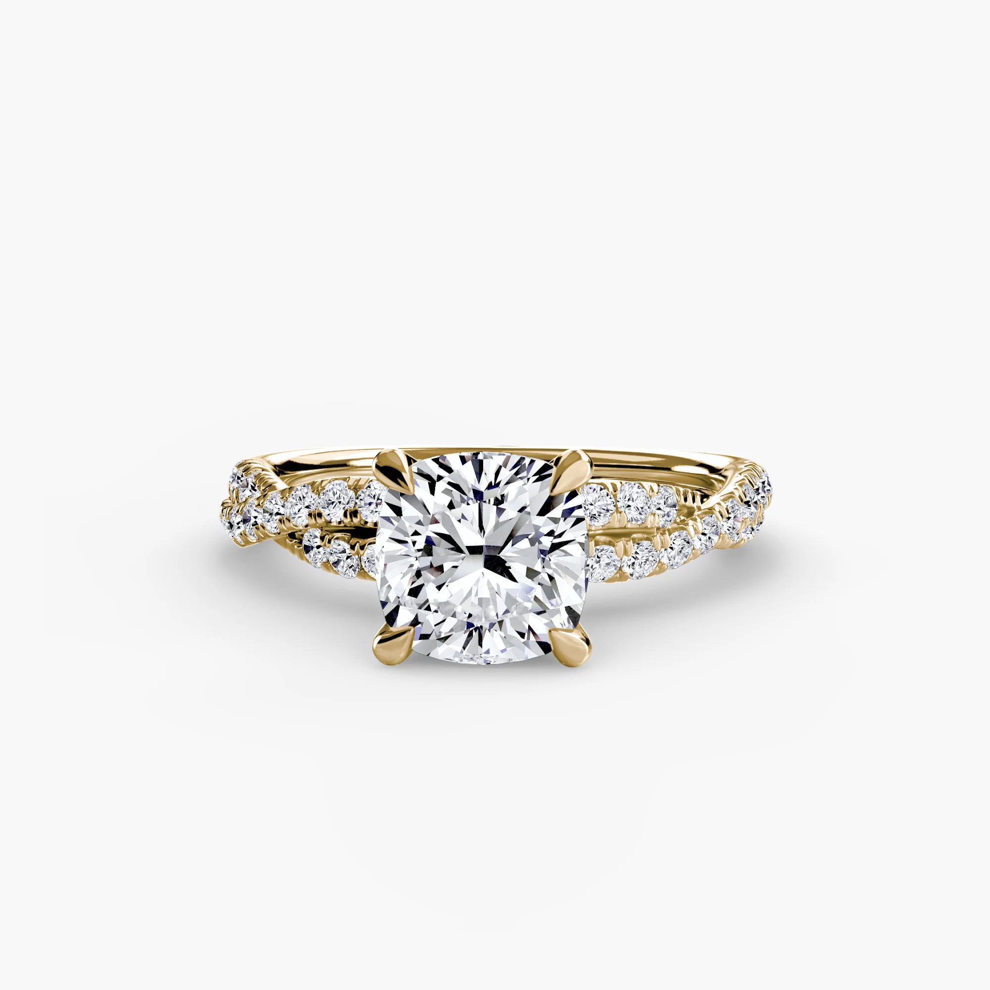 The Twisted Pavé Solitaire - Image 14