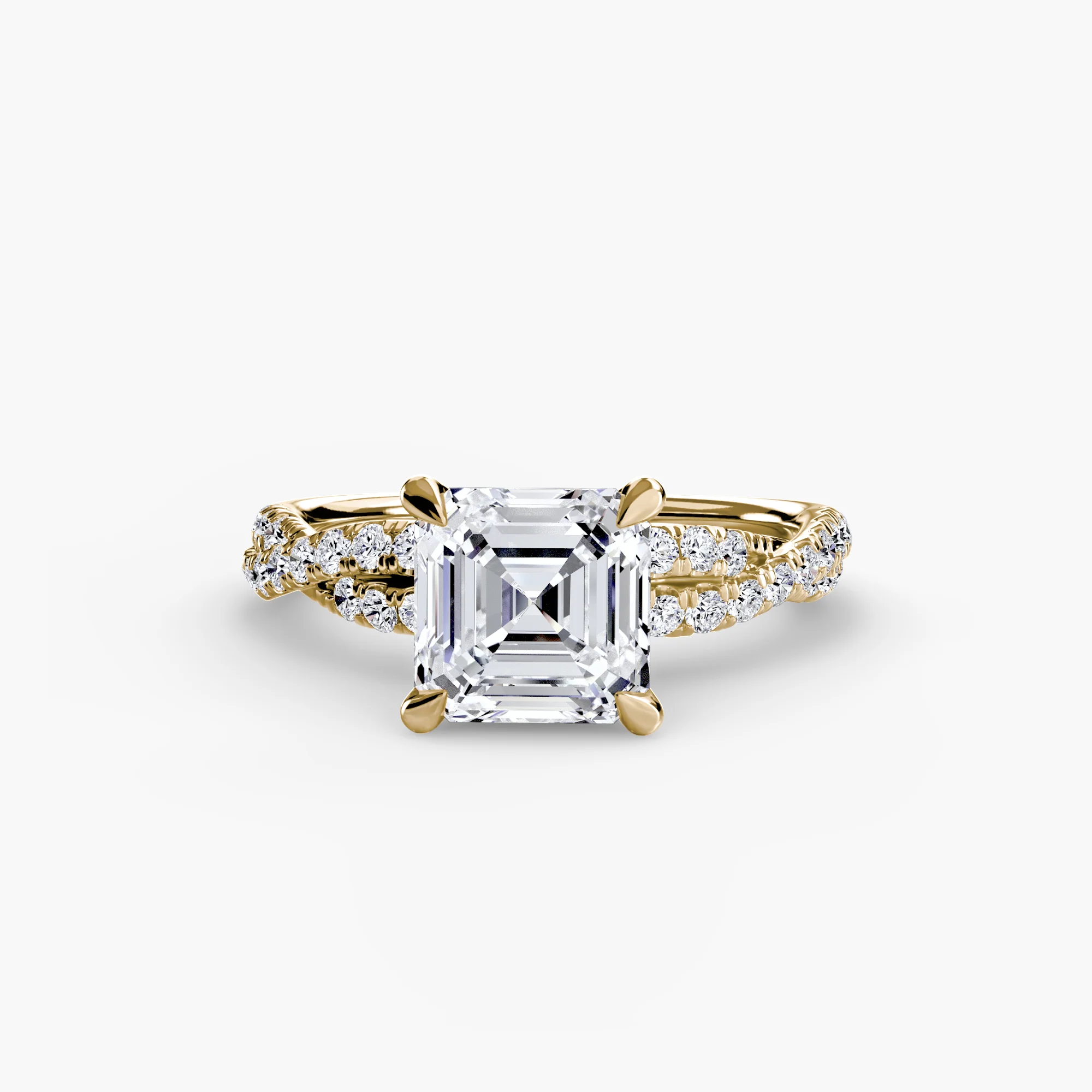The Twisted Pavé Solitaire - Image 20