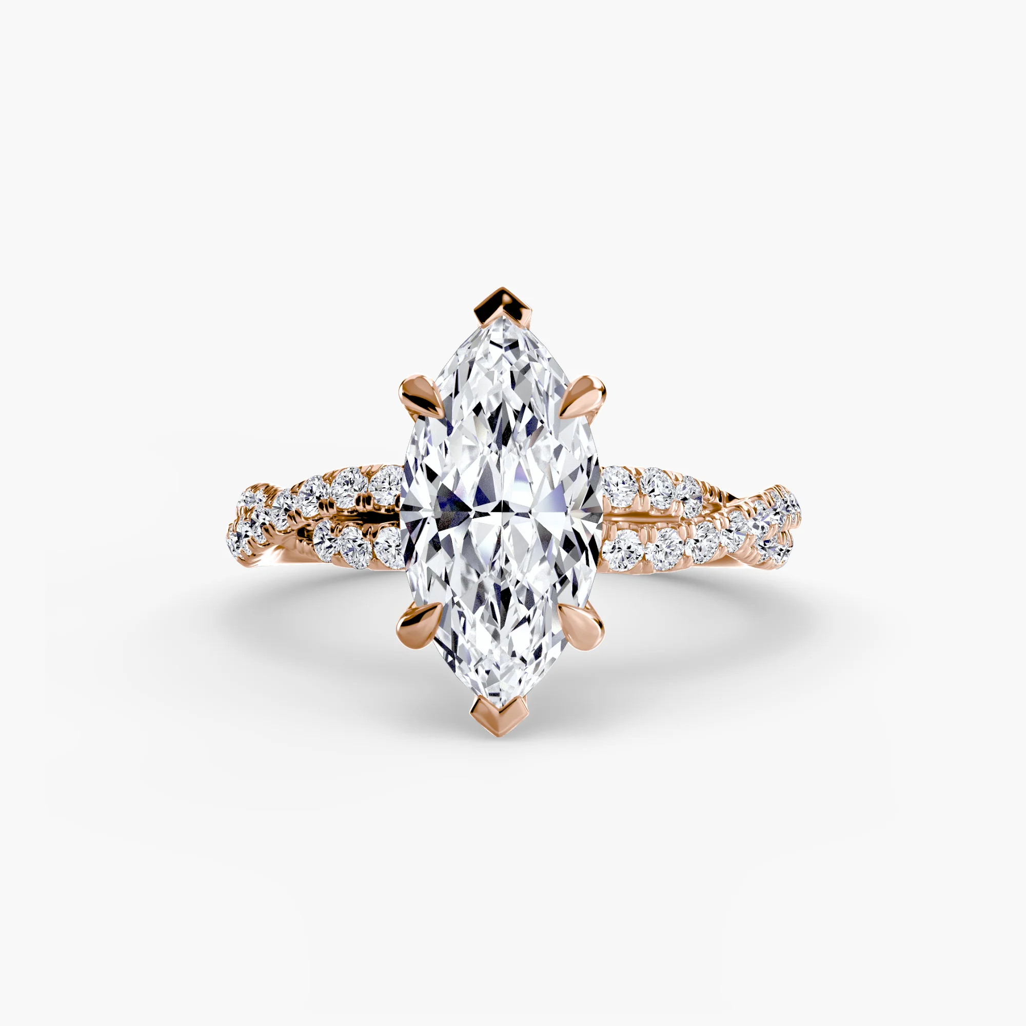 The Twisted Pavé Solitaire - Image 31