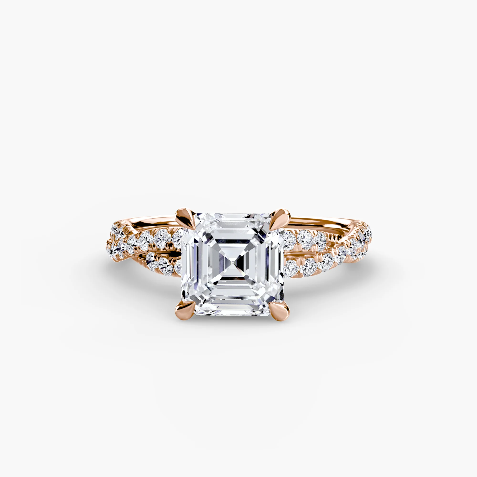The Twisted Pavé Solitaire - Image 70