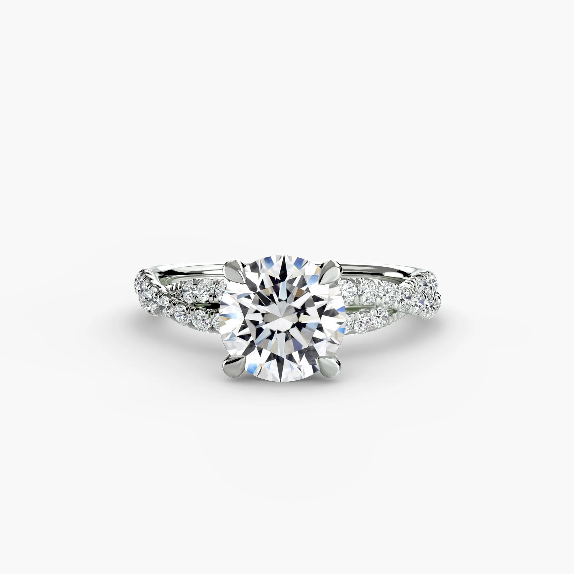 The Twisted Pavé Solitaire - Image 92